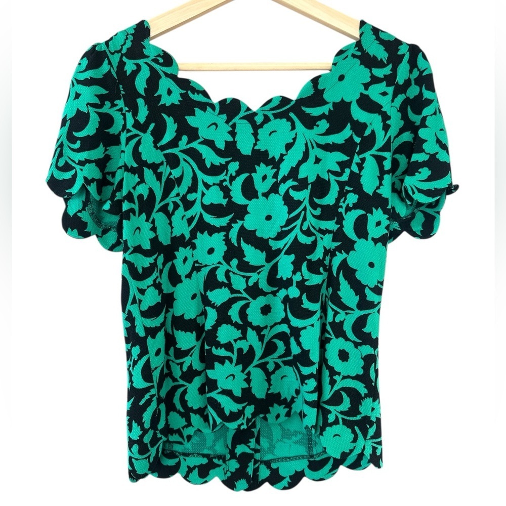 Anthropologie Maeve Aseey Floral Print Rayon Blouse - Picture 8 of 10